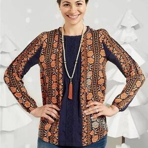 EUC - Matilda Jane Floret Blouse - Large